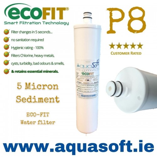 EcoFIT® P8 Quick-Connect | 5 Micron Sediment Filter