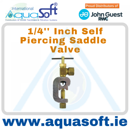 1 4 Inch Self Piercing Saddle Valve Aquasoft Ireland