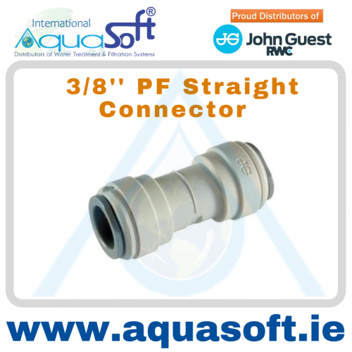 3/8'' PF Straight Connector - PI0412S