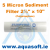 5 Micron Sediment filter 2½" x 10" Spun Polypropylene 